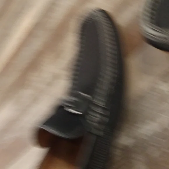 Donald Pliner Donnien Black Leather Loafer Dress Shoes Size 11M - Picture 7 of 9